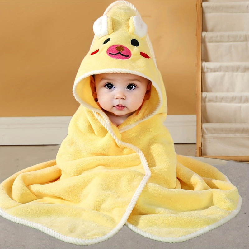 Soft Cartoon Animal Swaddling Blanket Set