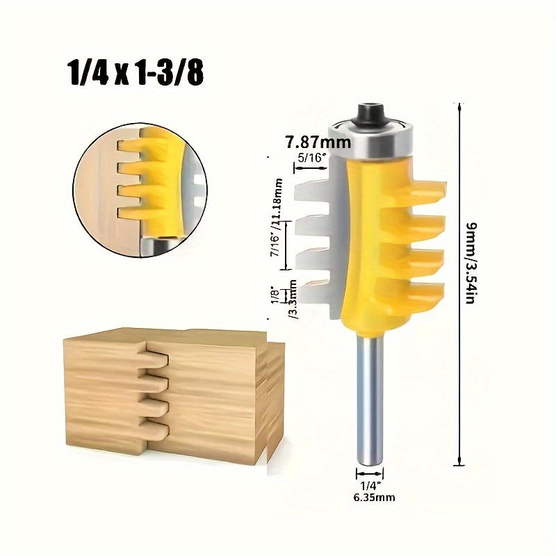 1/4" Reversible Router Bit