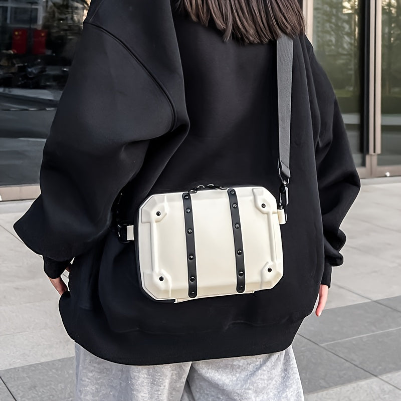 Trendy Simple Square Sling Bag For Men Women