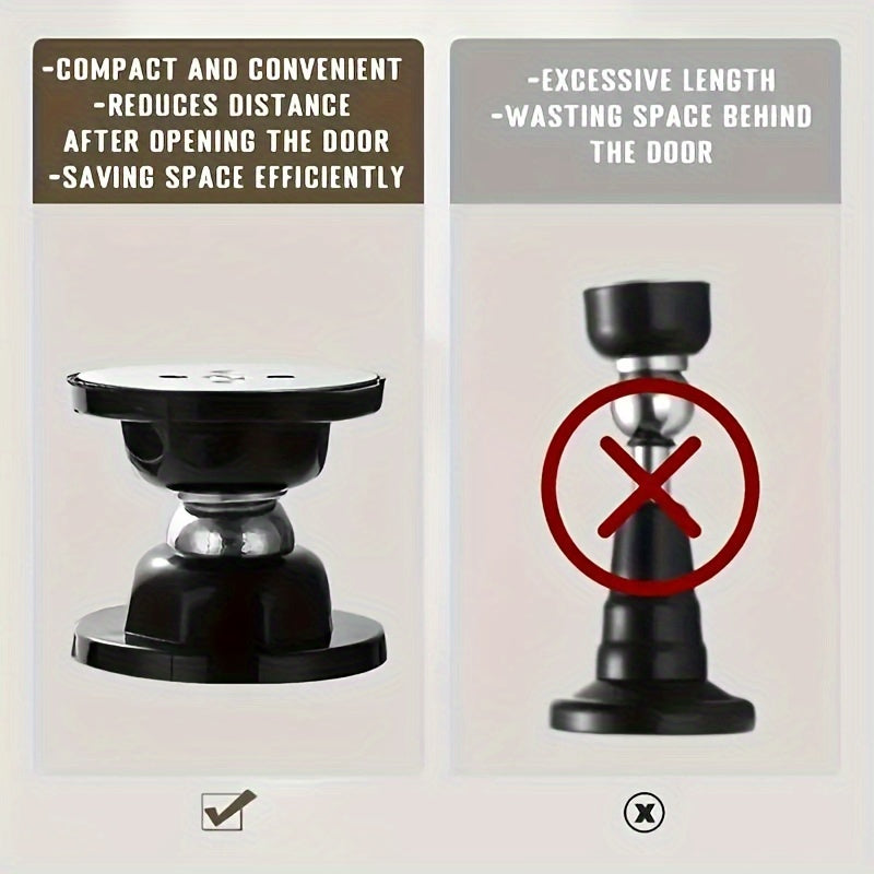 Strong magnetic door catch anti-collision floor catch