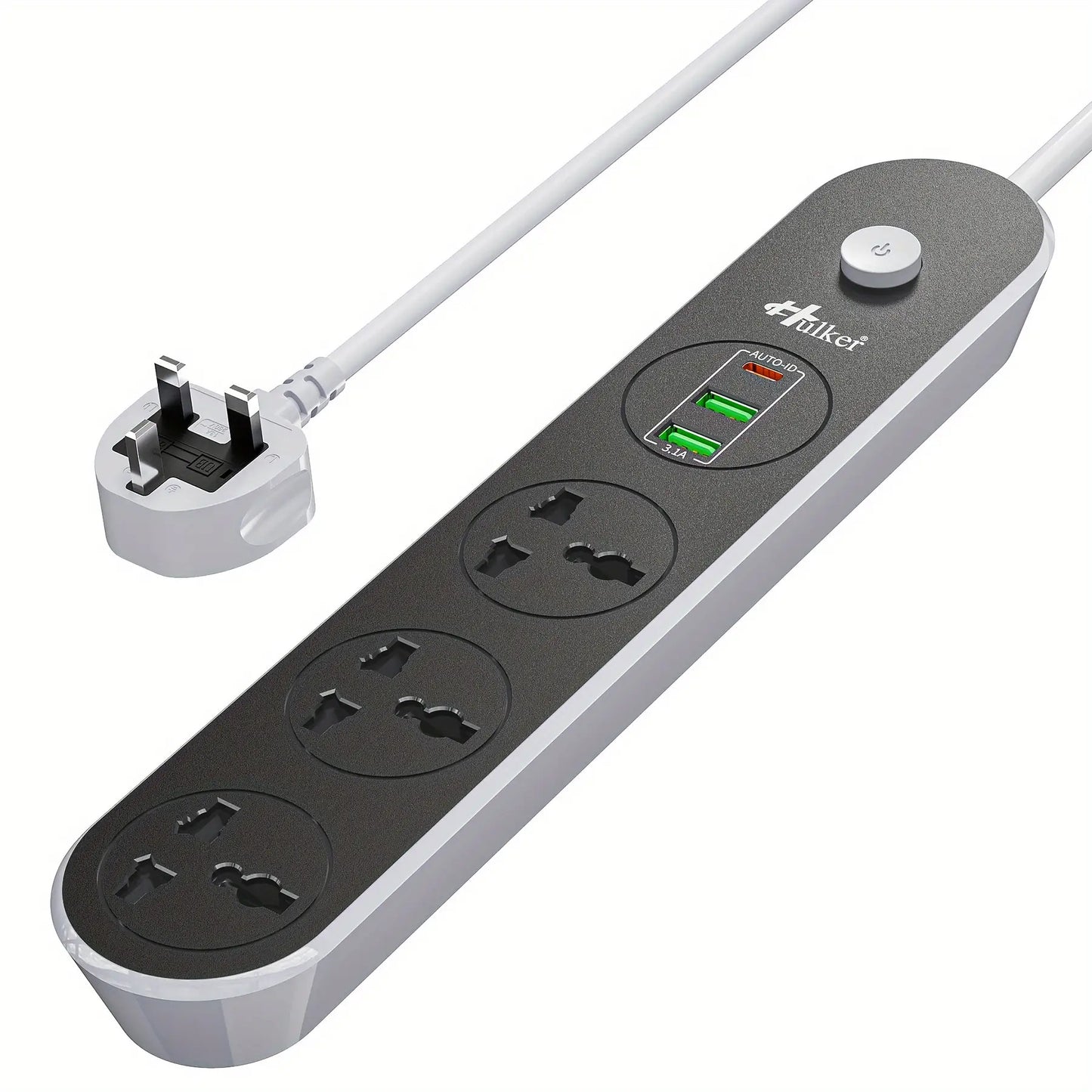 Extension Lead with USB slots 3 Way 3 USB Ports