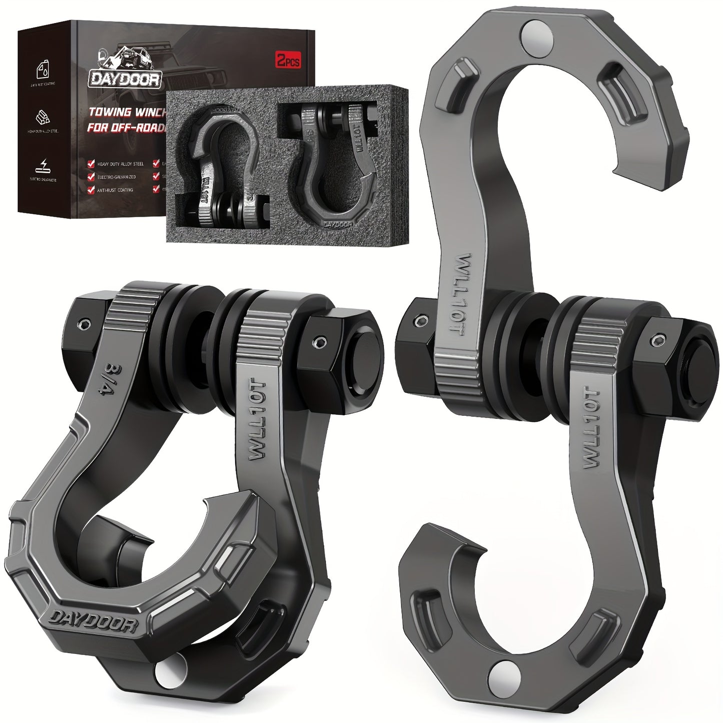 5,000Lbs Break Strength Towing Winch Shackles