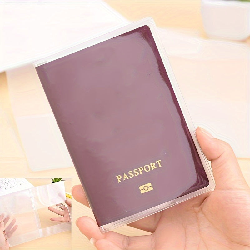 30pcs Transparent PVC Passport Protector