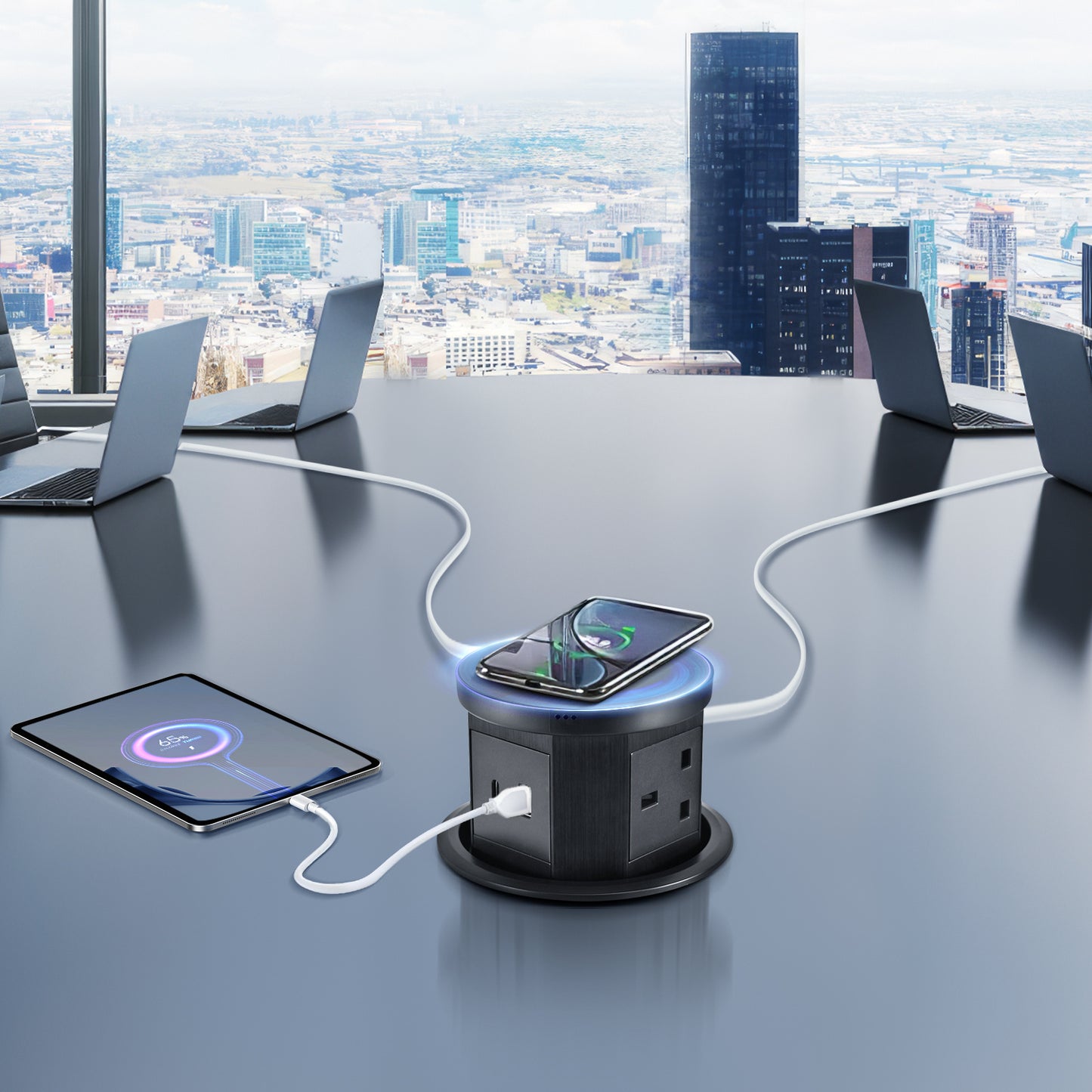 Automatic pop-up power socket