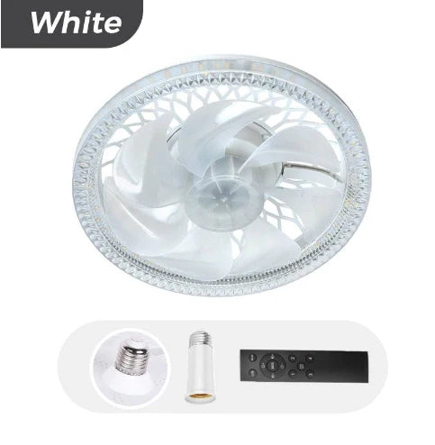 2-in-1 Mute Adjustable Fan Light with Remote Control