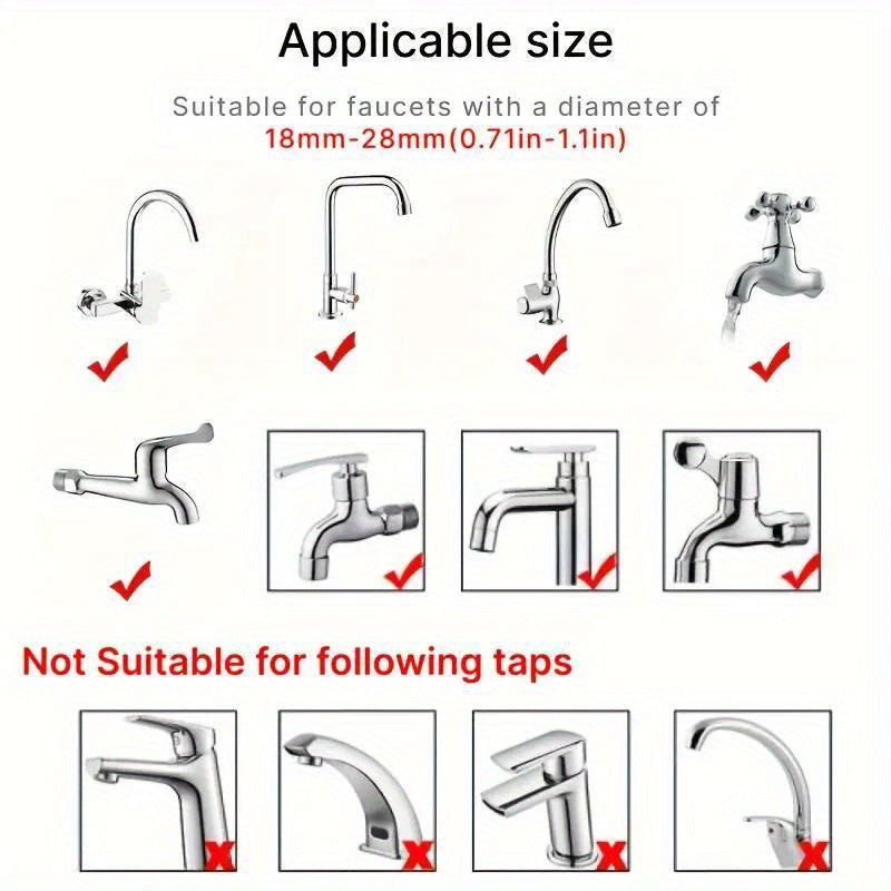 Flexible White Faucet Sprayer