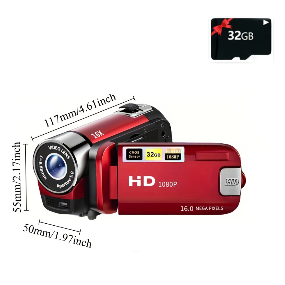 A Camera with A 270° Rotating LED Flip Screen