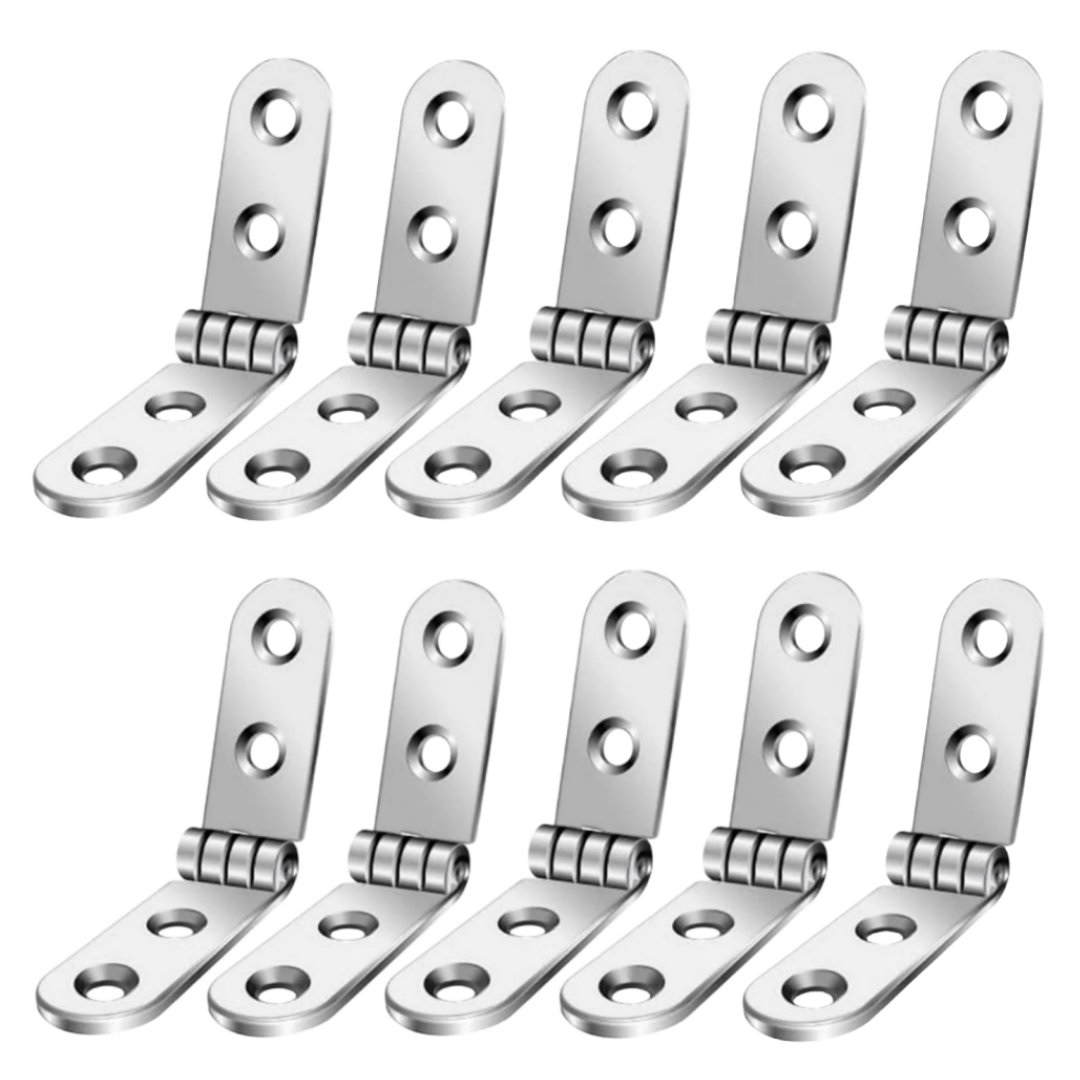 50pcs Of 180 Degree Foldable Hinge Furniture Hardware Accessories