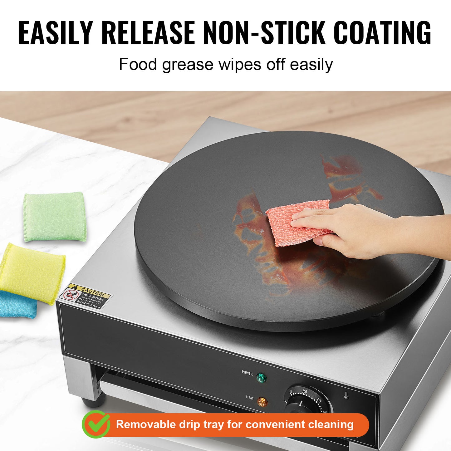 16-Inch Electric Crepe Maker Commercial Crepe Machine