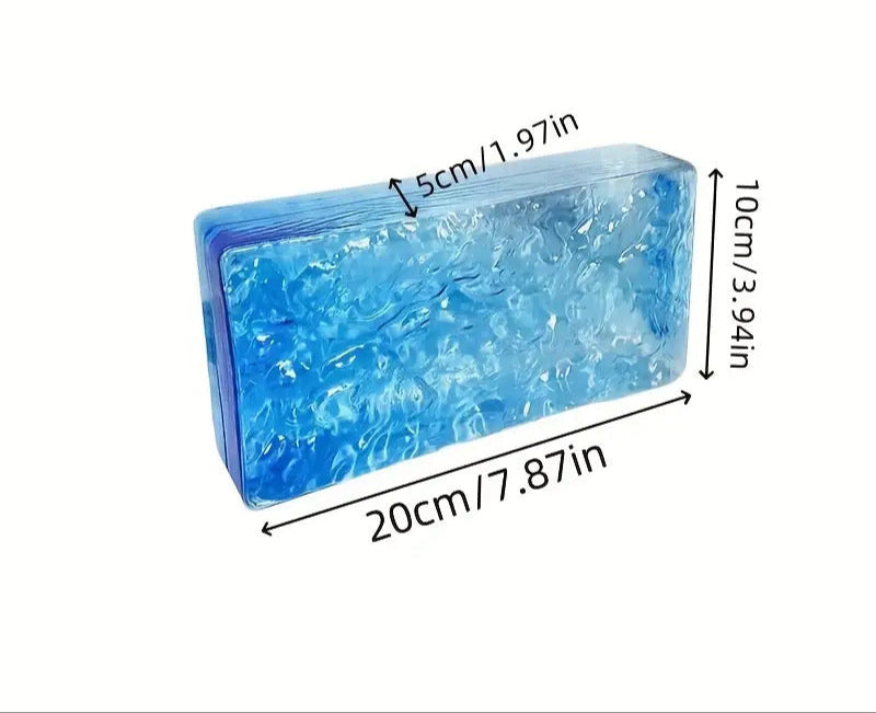 3pcs Acrylic Hollow Wall Decor Blocks