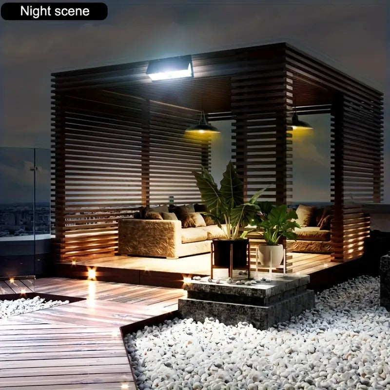 2pcs 190 LED Solar Motion Sensor Upgrading Wall Light