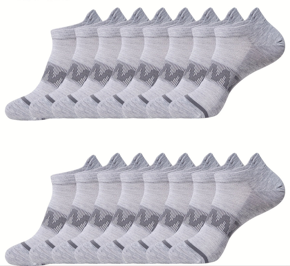 6 Pairs Breathable Mesh Athletic Socks
