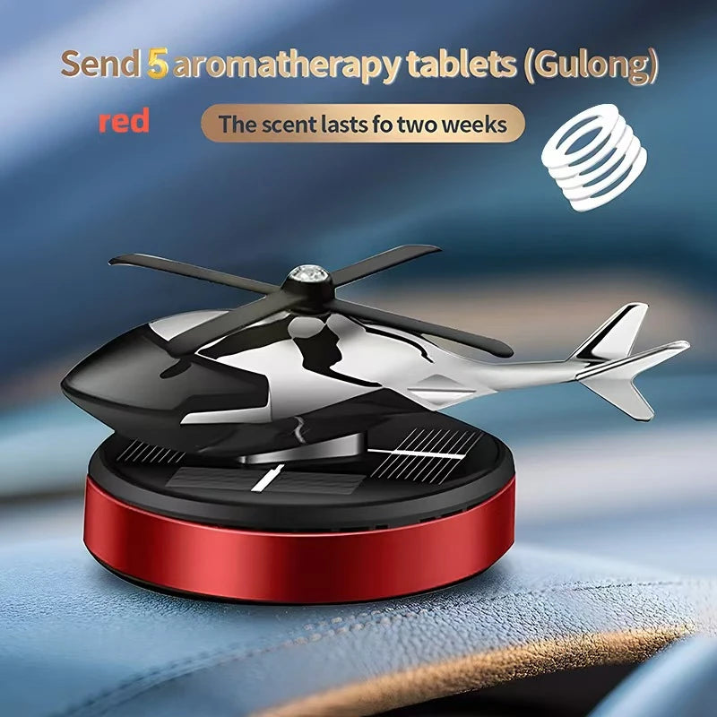 Solar-Powered 360° Rotating Car Aromatherapy Diffuser