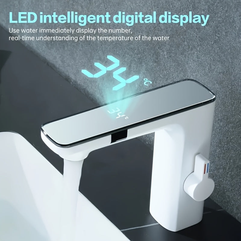 Touchless Bathroom Faucet with Dual Control