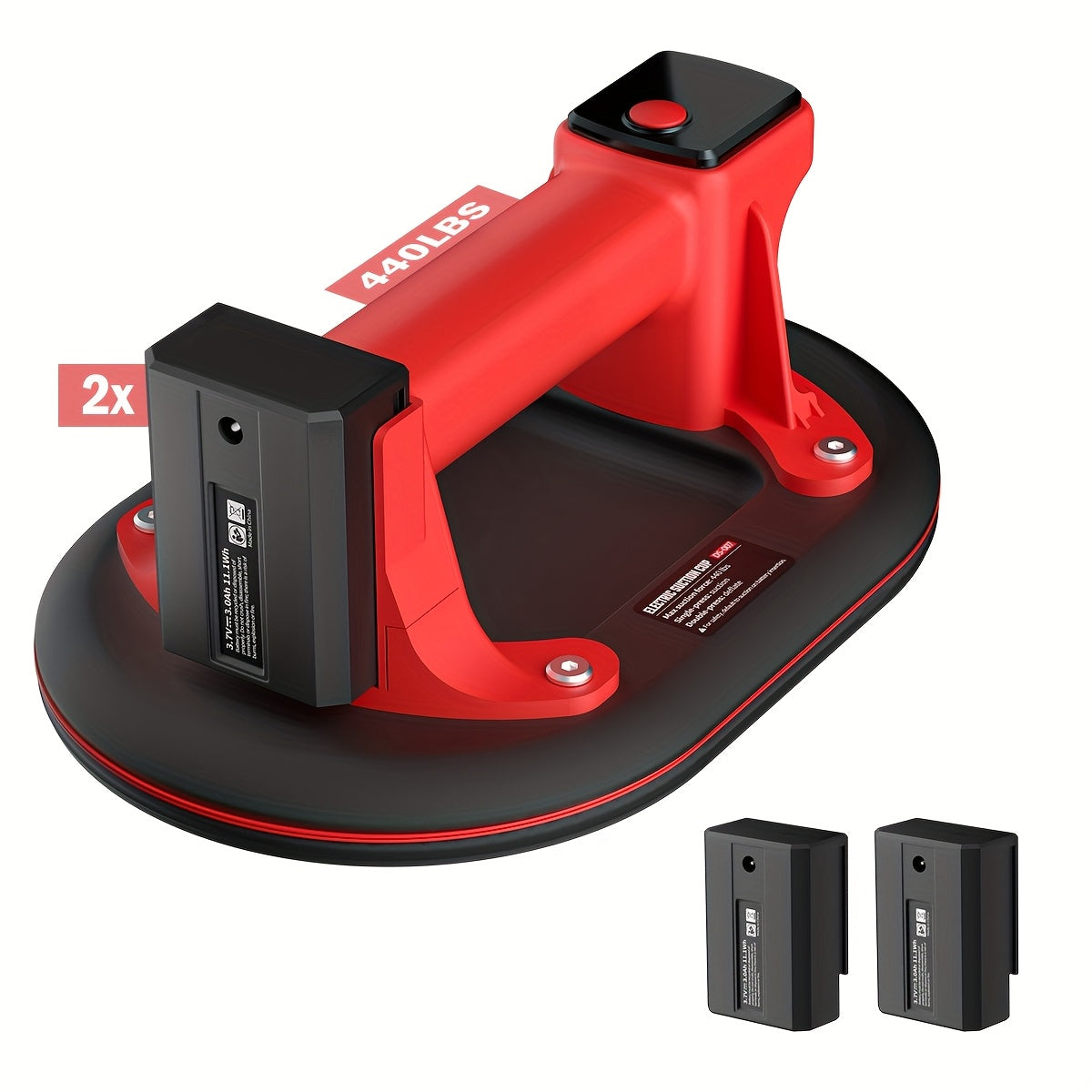 440 LBS Heavy Duty Electric Suction Cup Lifter