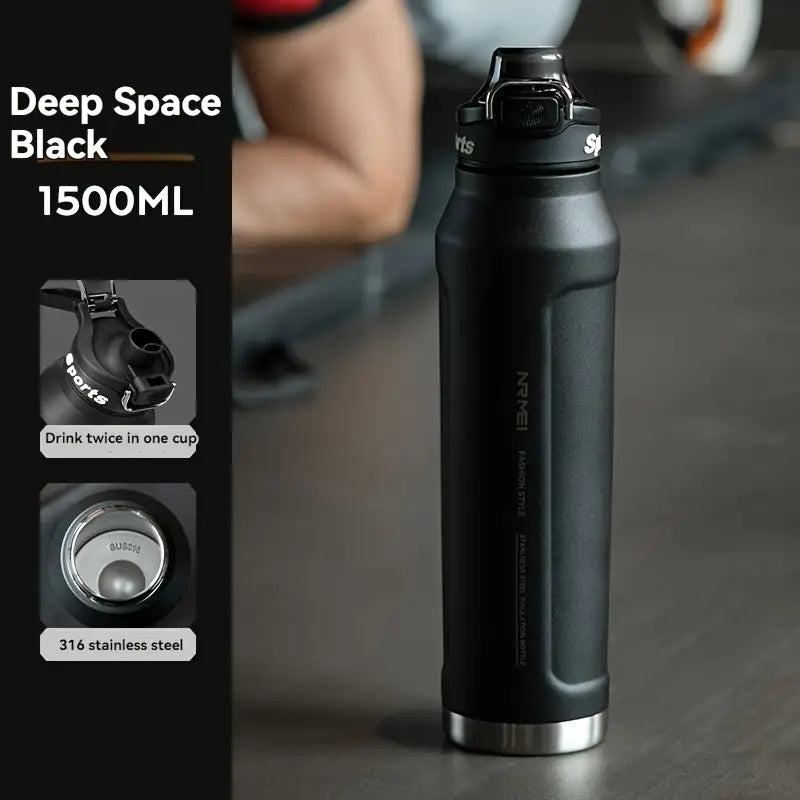 stainless steel preservation outdoor sports water bottle