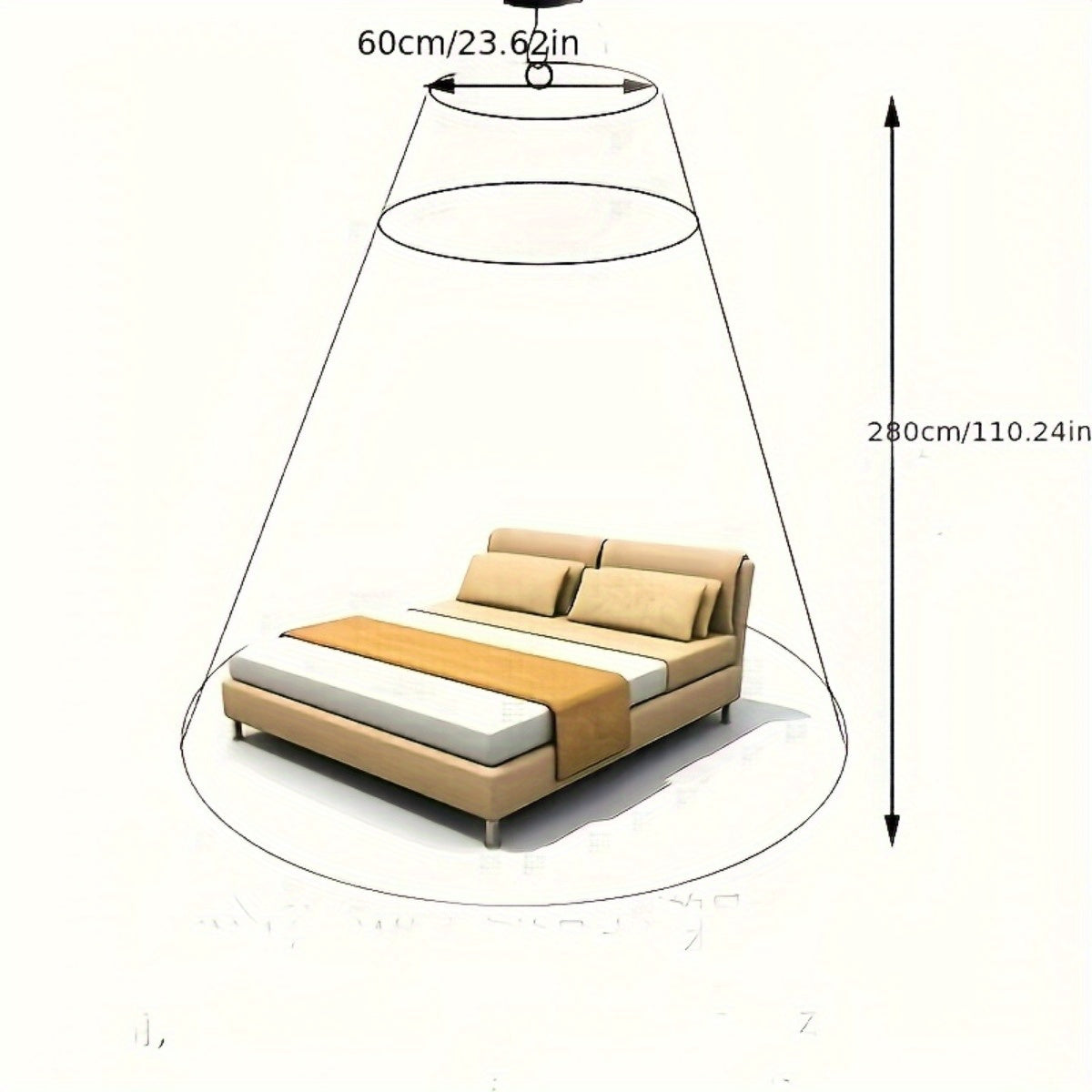 1 luminous star mosquito net