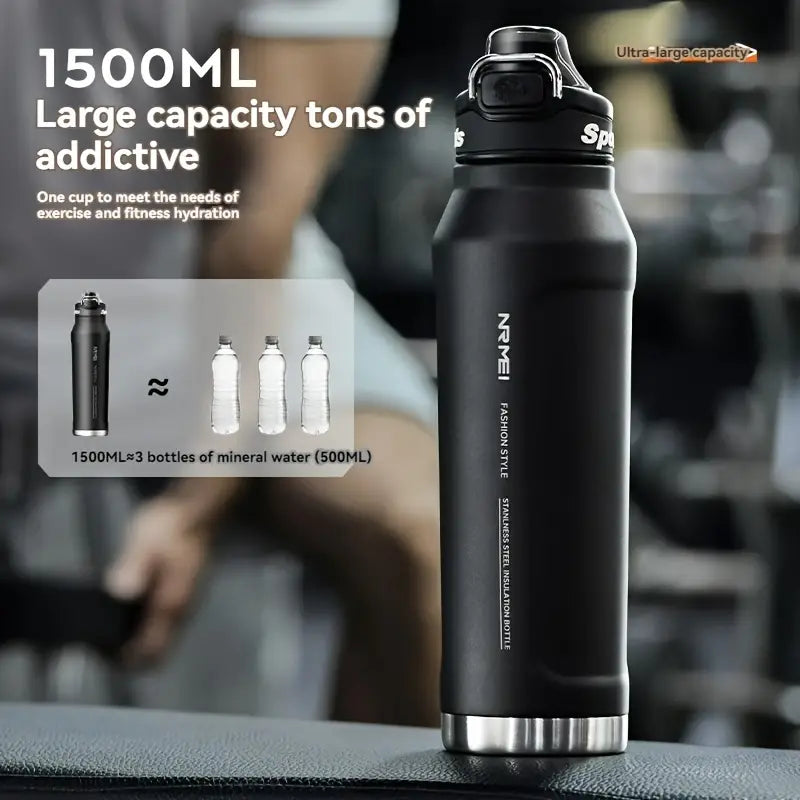 stainless steel preservation outdoor sports water bottle