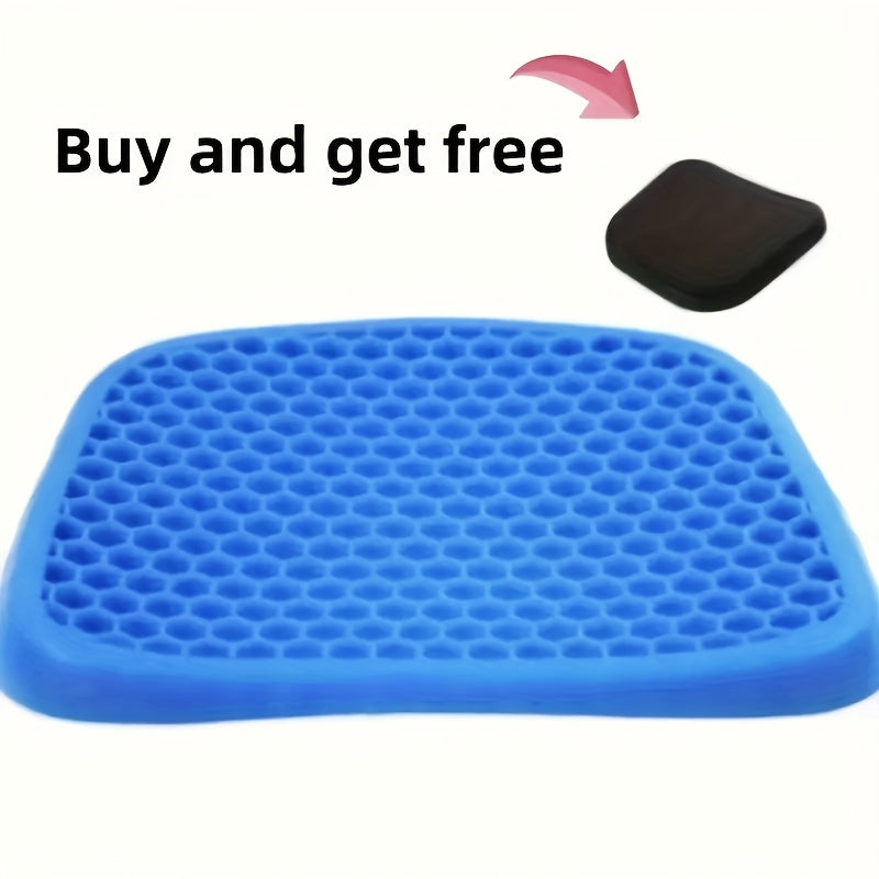 Car Seat Cushion, Thickened Breathable Honeycomb Suction Anti-Slip Cover