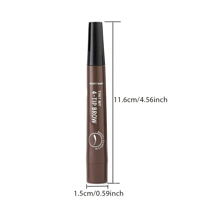 3pcs Four-pronged Eyebrow Pencil for Beginners Can Easily Get on It