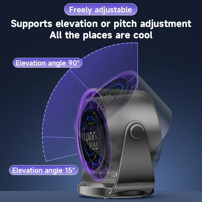 Ultra-Quiet USB Rechargeable Mini Electric Fan