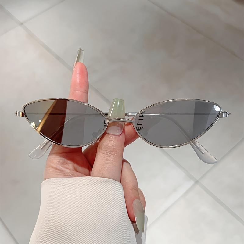 Unisex Cat-Eye Glasses with Candy Color Lenses