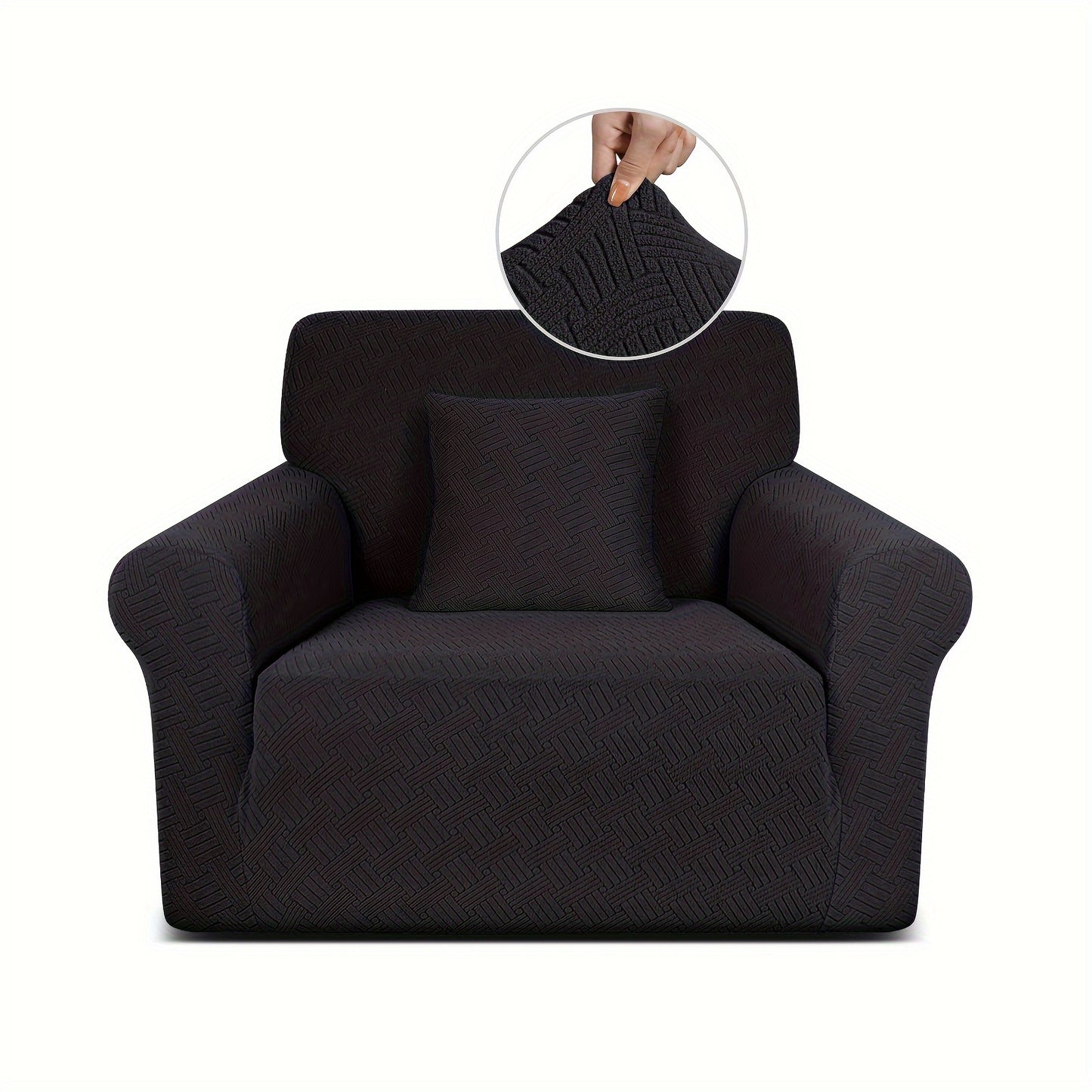 A Thickened Jacquard Sofa Cover With Elastic All-inclusive Sofa Cover