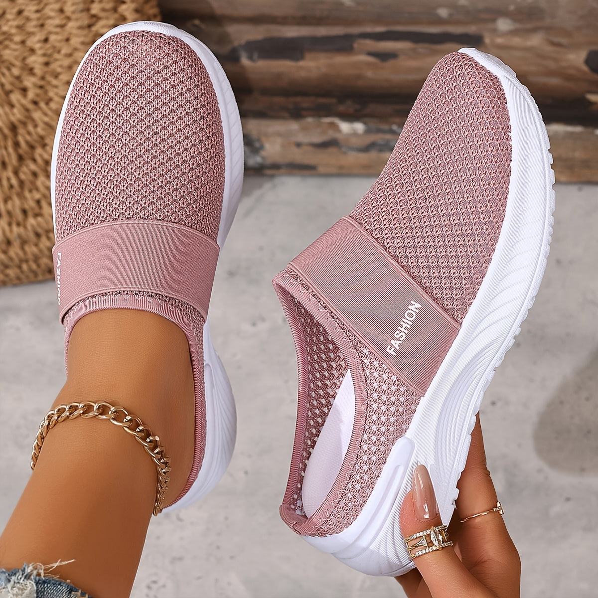 Summer Breathable Mesh Upper Shoes