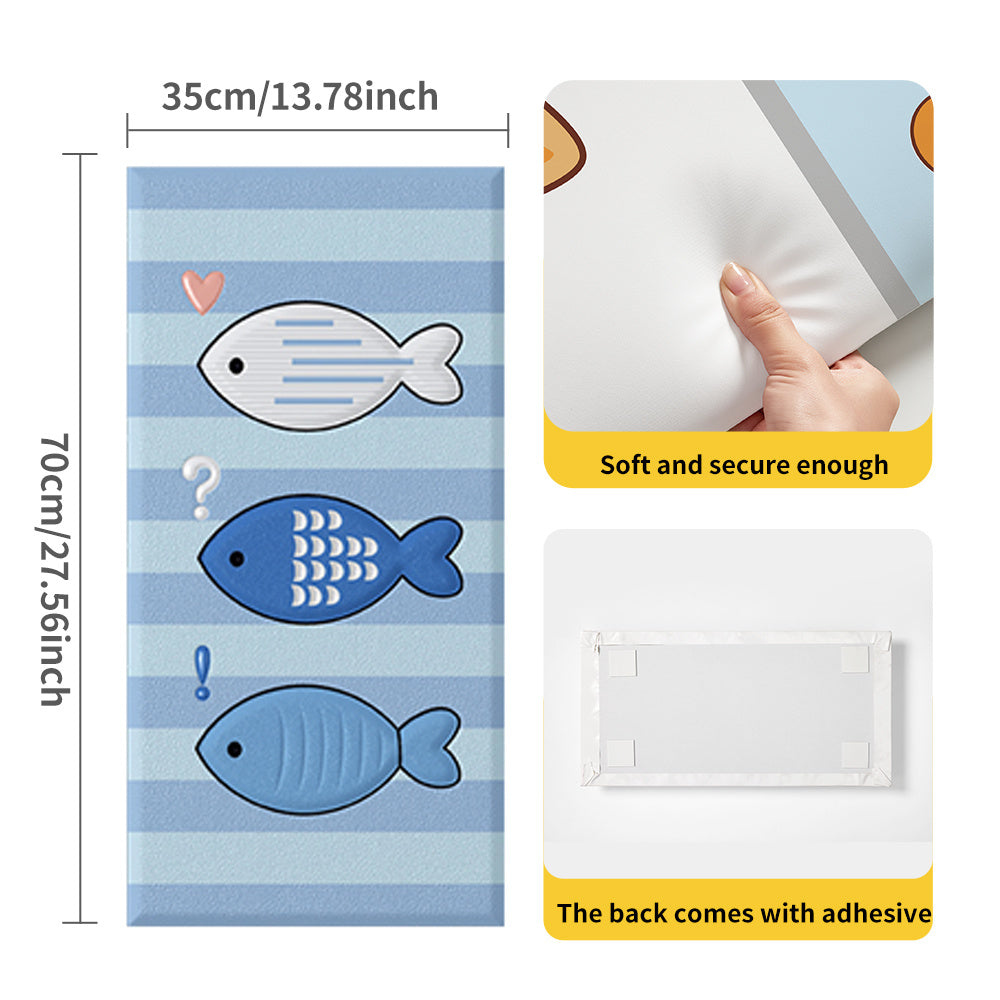 8pcs Bedside Wall Soft Pads