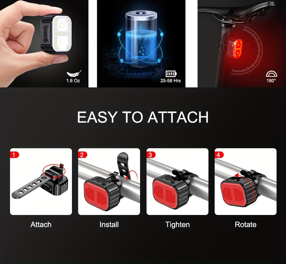 USB Rechargeable LED Bicycle Light