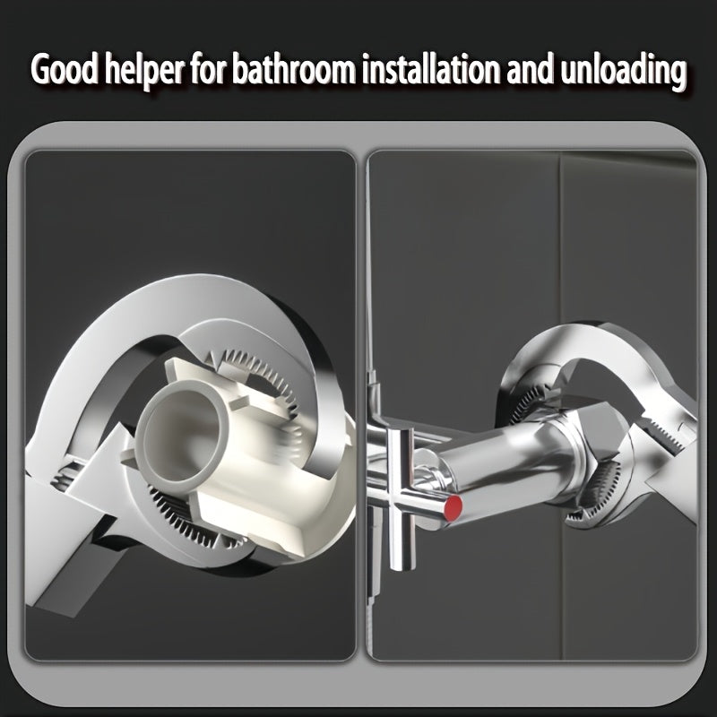 Multifunctional Bathroom Wrench Set Adjustable Pipe Wrench