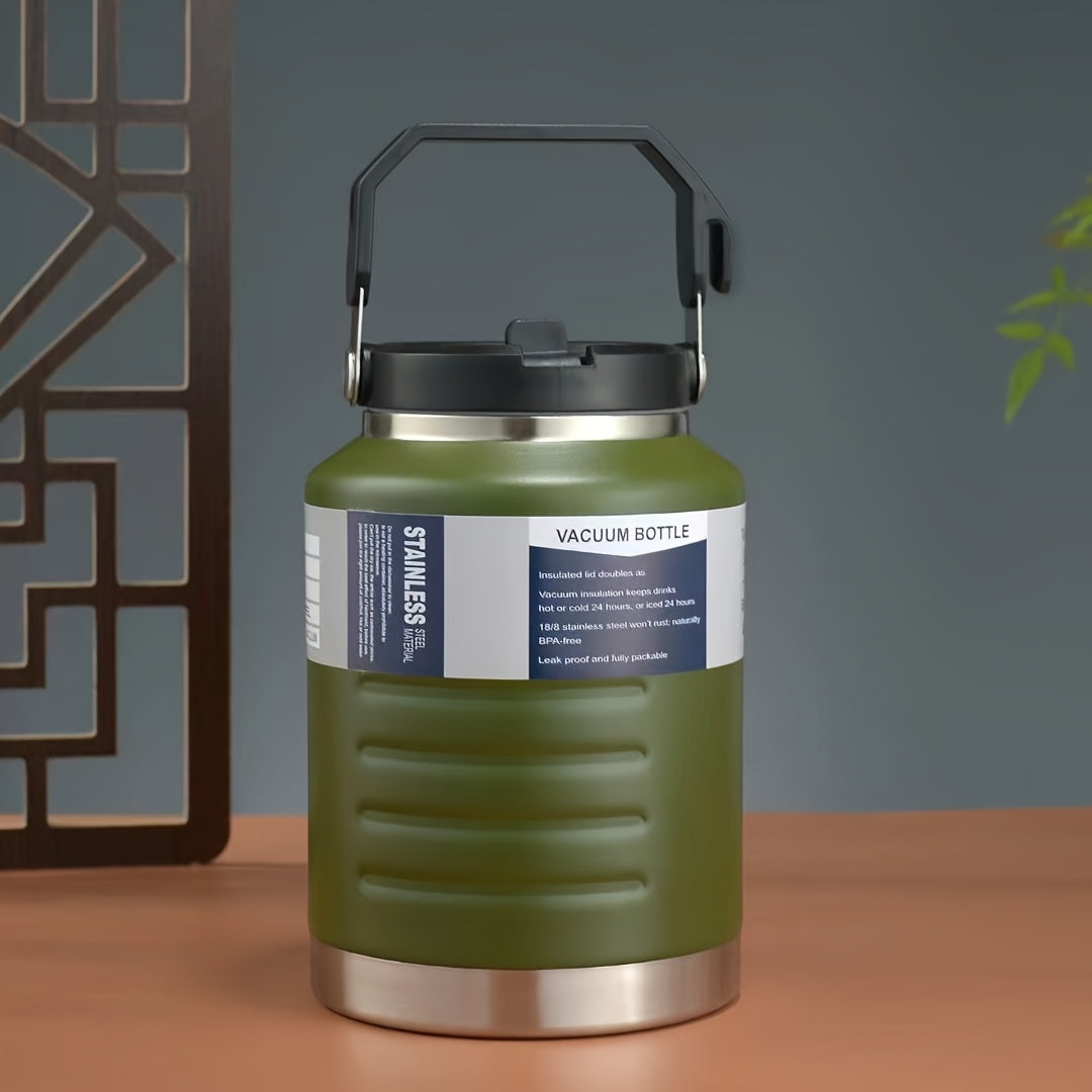 Large Capacity 304 Stainless Steel Insulated Bottle with Handle