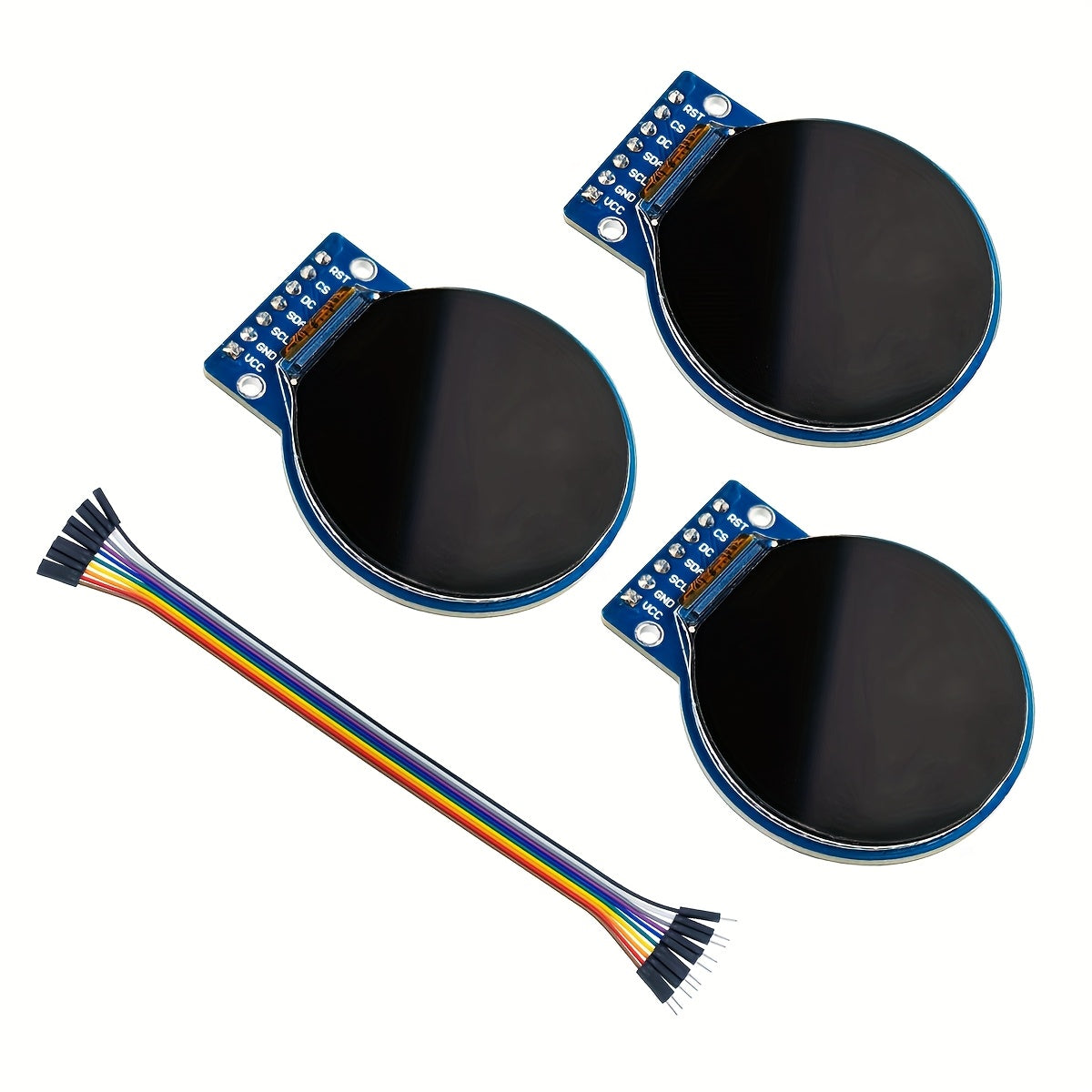 1.28 Inch LCD Display Module Round RGB 240 * 240 GC9A01 Driver