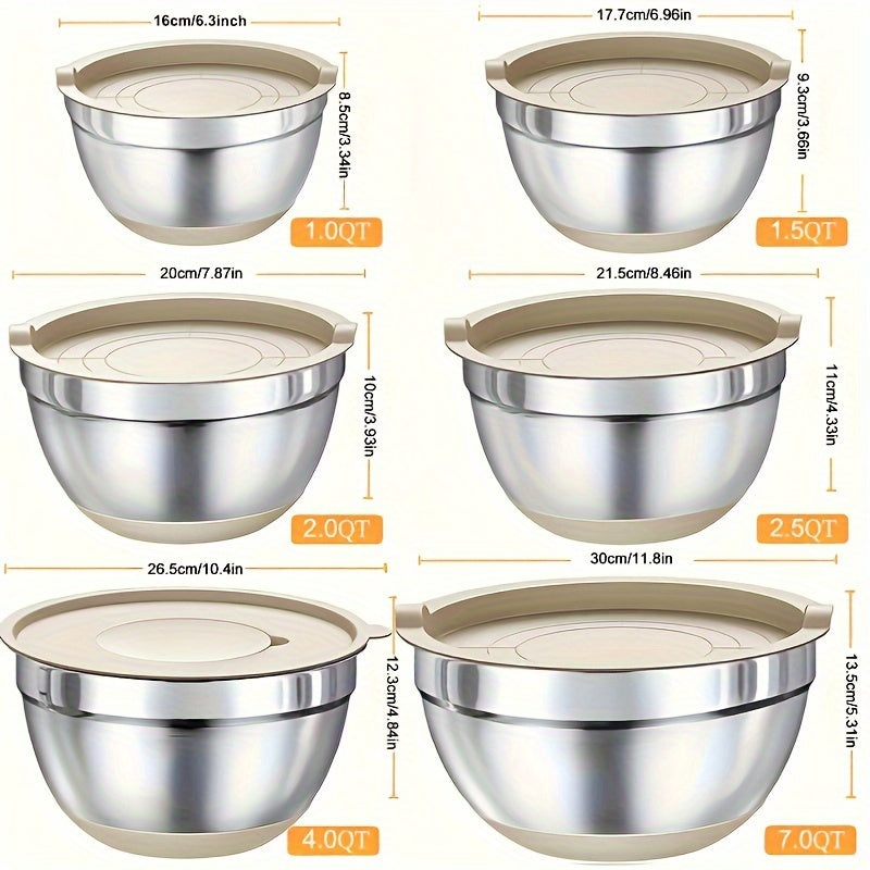 Stainless Steel Mixing Bowl Set