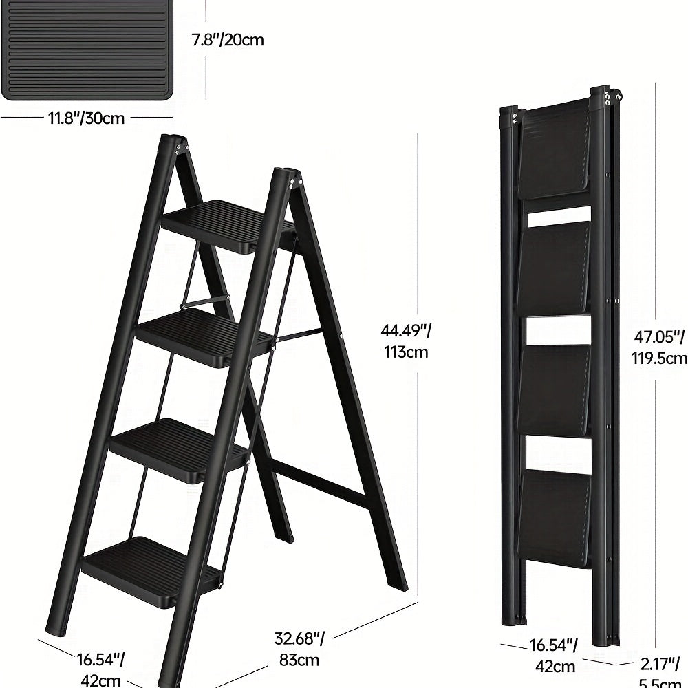 4-Tier Folding Ladder