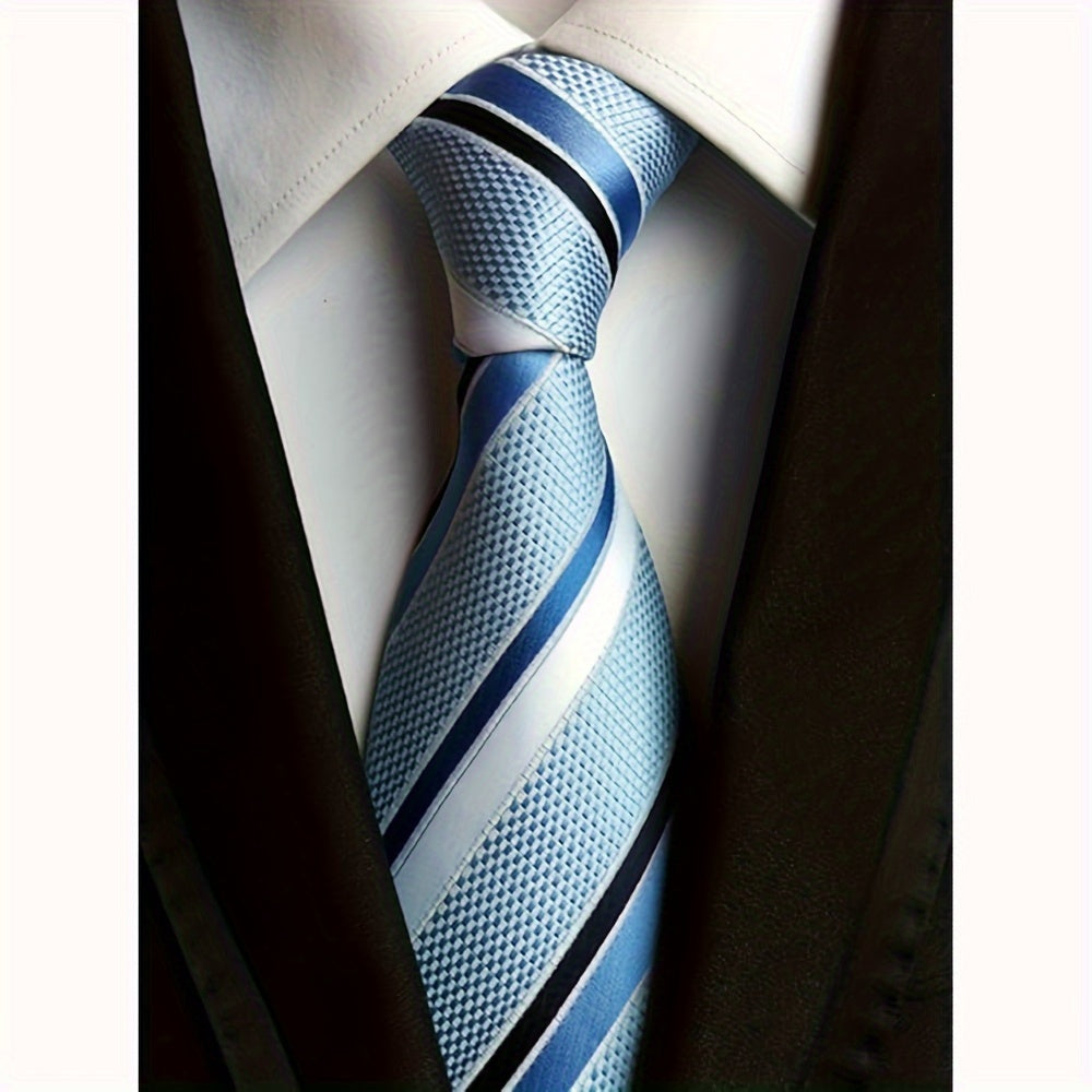 6pcs Classic Men's Braided Ties