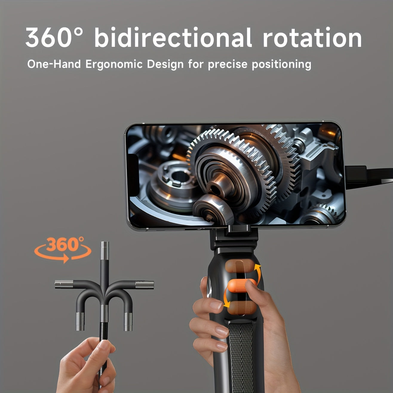 Upgraded 360° Rotating Rigid Endoscope