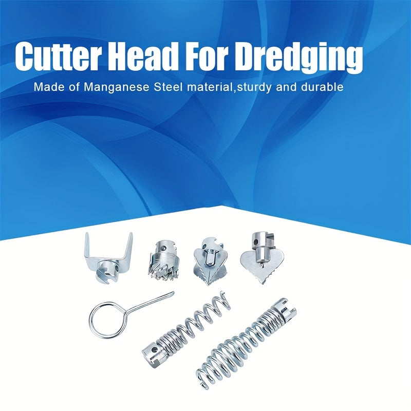 7 PCS 16mm Pipe Dredge Cutter Heads Set