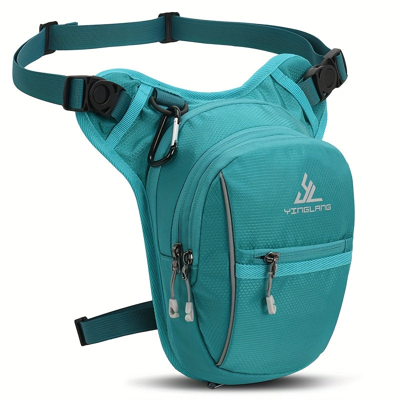 1pc Contrast-color Nylon Sports Leg Bag