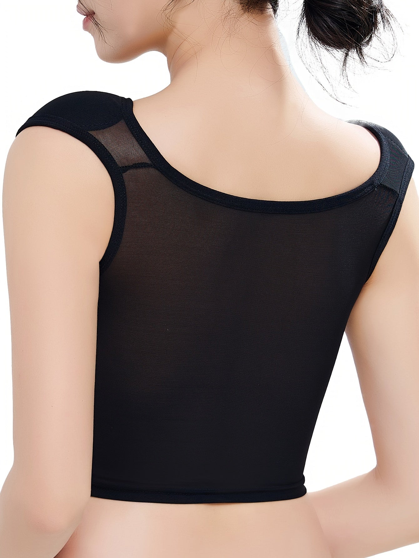 High Support Minimizer Bra for Women - Elegant Solid Color Polyester Shapewear