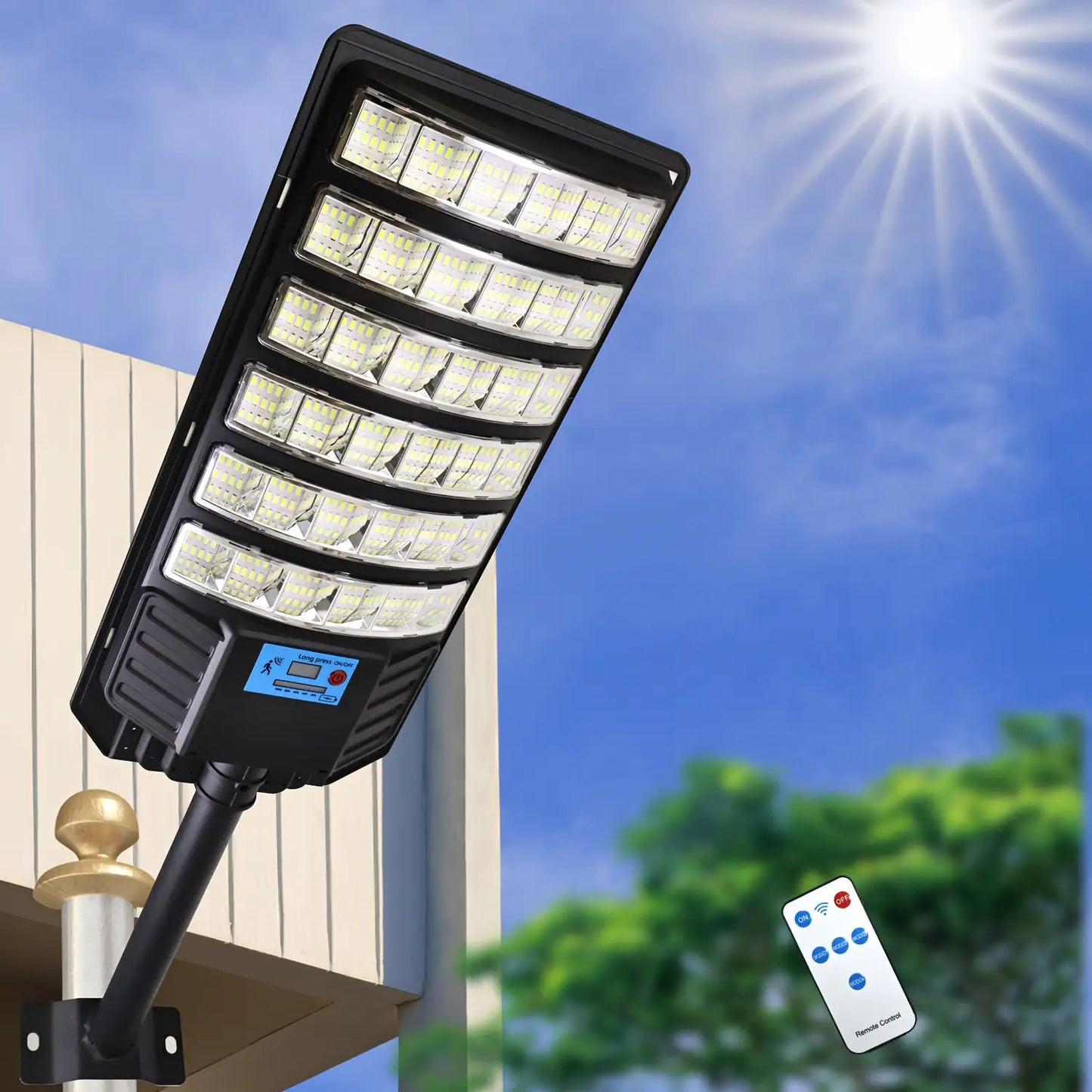Extra Large Outdoor Solar Wall Light