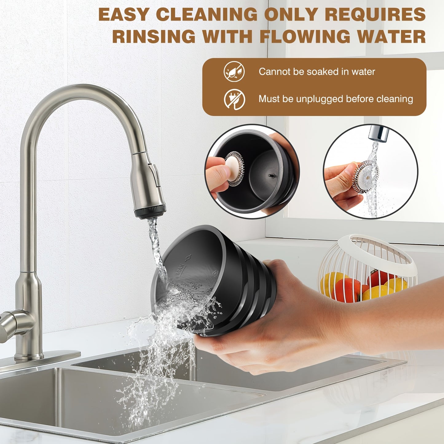 Milk Frother Electric 4 In 1