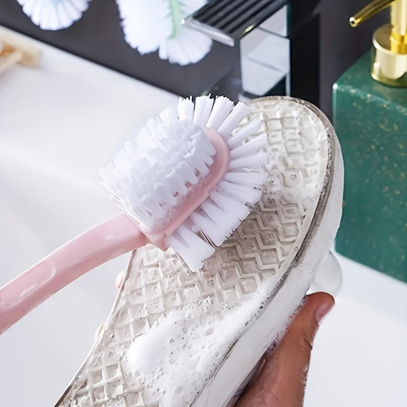 5-Sided Shoe Brush with Double-Sided Circular Cleaning
