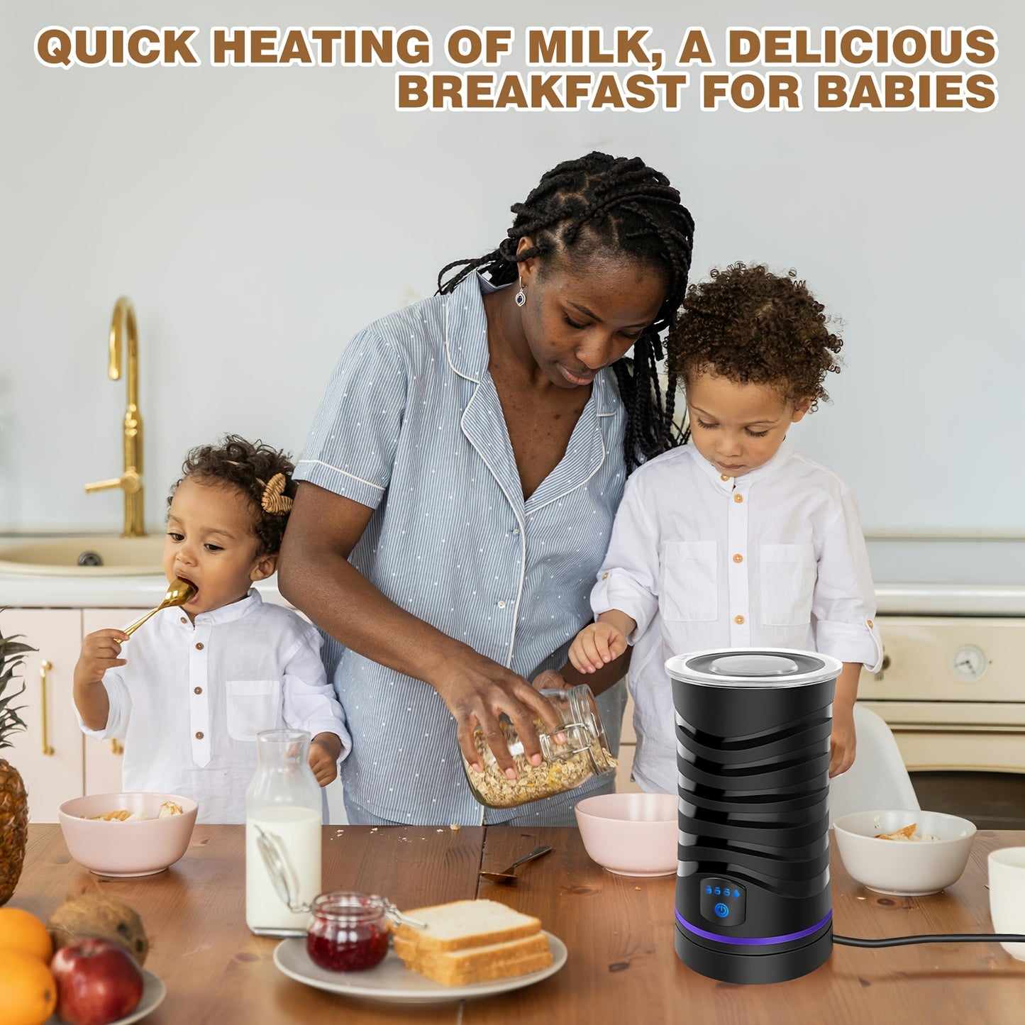 Milk Frother Electric 4 In 1
