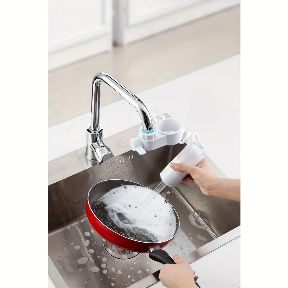 Splashproof Faucet Sprayer Nozzle with Automatic Foam Extension