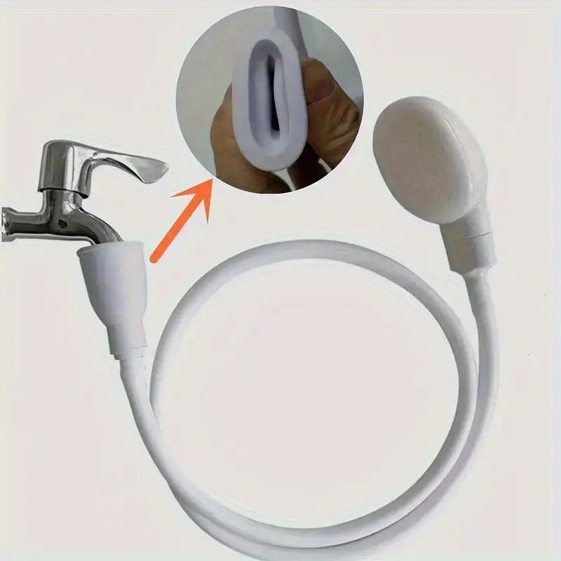 Flexible White Faucet Sprayer