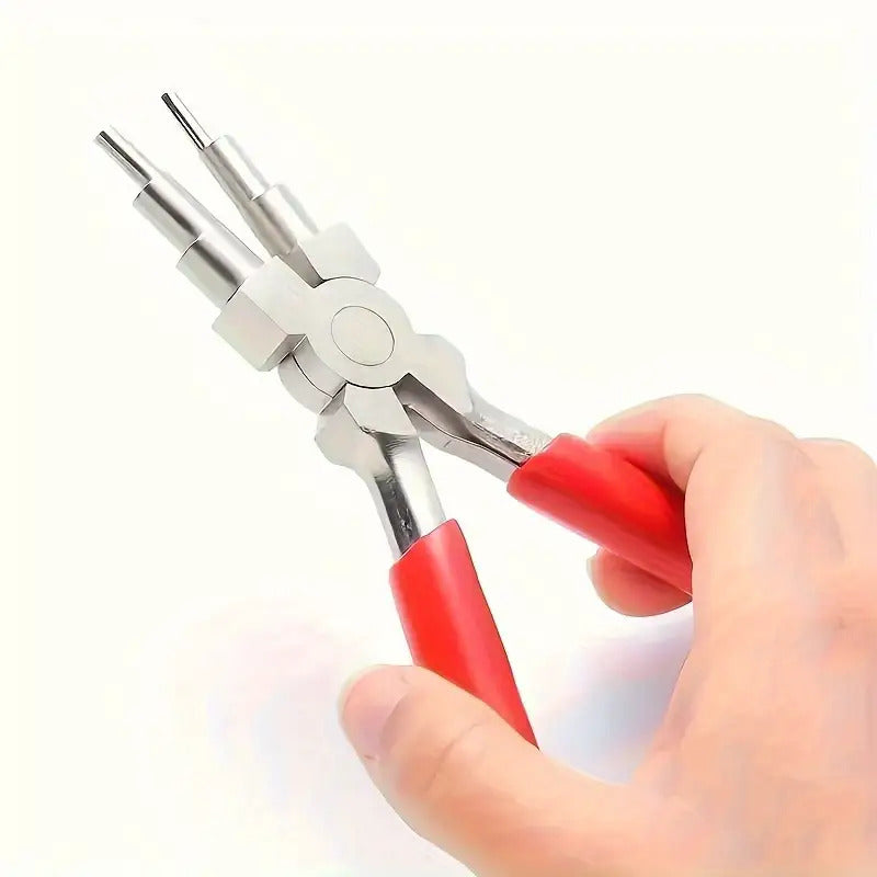 6-in-1 Jewelry Making Pliers Carbon Steel Looping Wrapping Pliers
