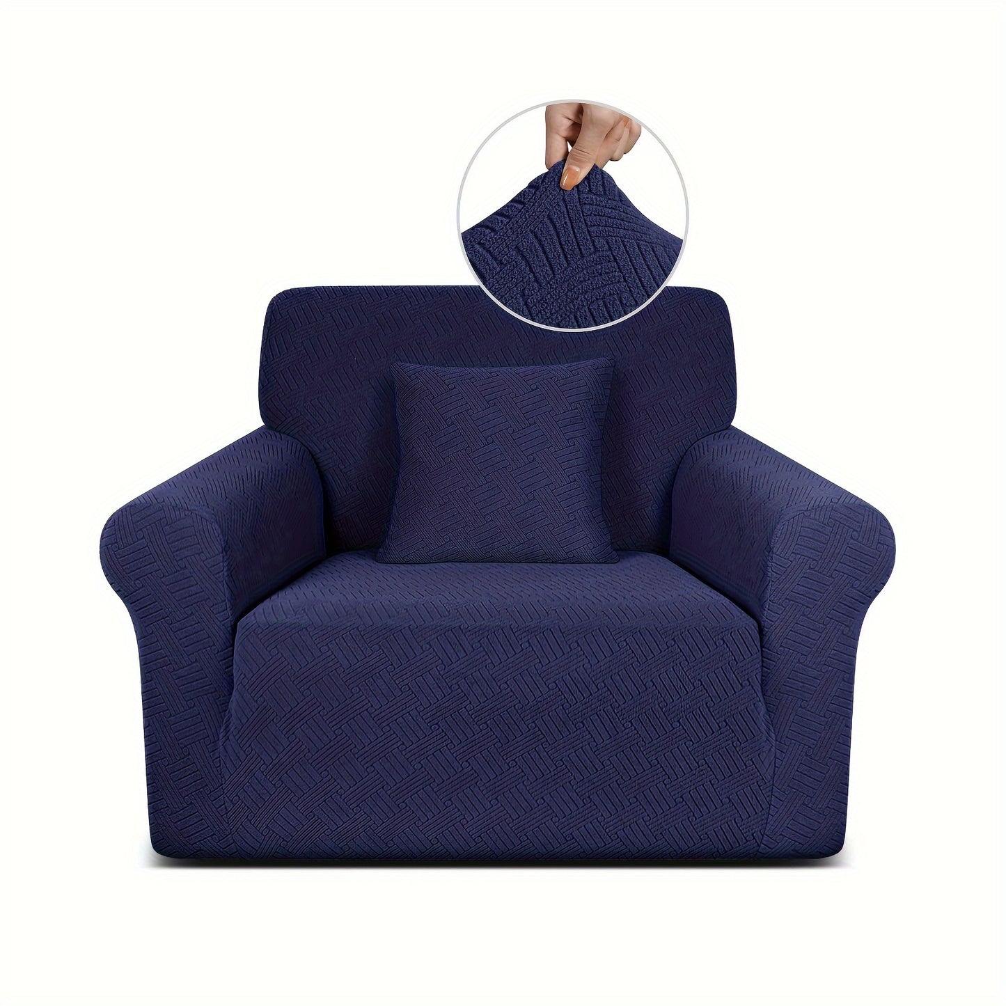 A Thickened Jacquard Sofa Cover With Elastic All-inclusive Sofa Cover