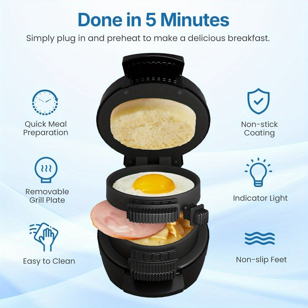 Beach Breakfast Sandwich Maker with Egg Cooker Ring