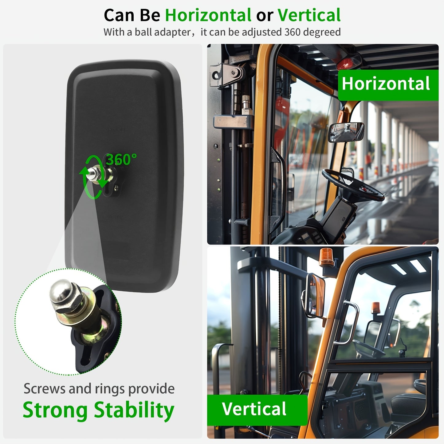 Universal Forklift Mirror